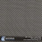 Black Carbon Fiber Weave is a realistic carbon fiber Water Transfer Printing film with a prominent diagonal weave and a transparent background.