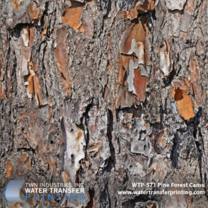 Pine Forest Camo is a striking tree bark pattern that is designed to help the serious deer and turkey hunters hide in the pine forest.